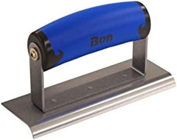 Bon 62-434 Edger - Stainless Steel 6-in. X 2-in. - 3/8-in. Radius X 3/8-in. Lip Comfort Grip Handle
