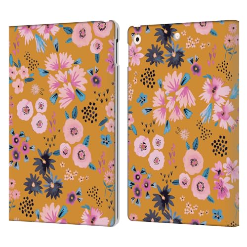 Housse iPad 10.2 cuir floral Ninola protection tablette antichoc