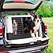 Ferplast 73110021 Autotransportbox Atlas Car Maxi, für Hunde, Maße: 100 x 80 x 71 cm, grau