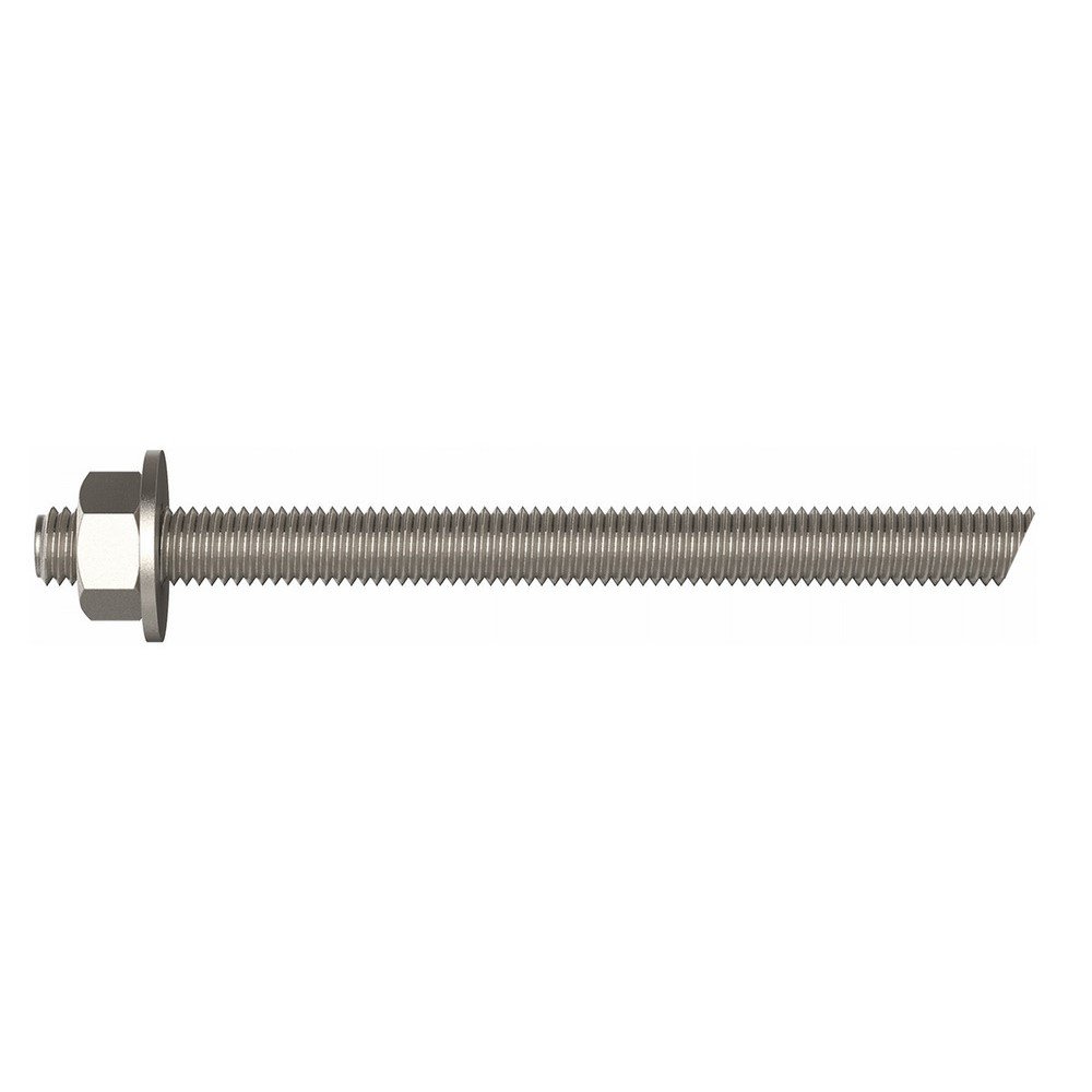 Esparrago A. QUIMICO M8 x 110 INOX A2 UNID: 10, Black