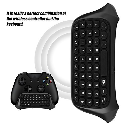Eboxer EBOXERW8PO5AMG1Y Mini Keyboard For Xbox One, 2.4G Receiver Chatpad Message Game Controller Keyboard thumb #4