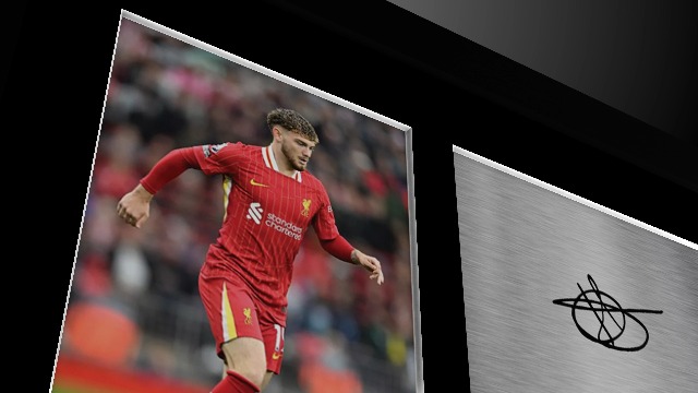 HWC Trading Harvey Elliott Liverpool Regali Stampati Autografo