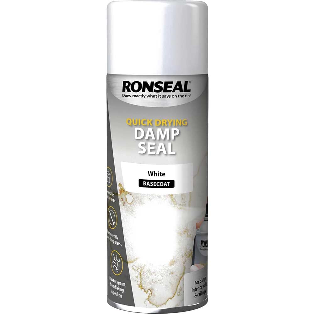 Ronseal White Quick Dry Damp Seal Aerosol