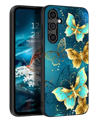 Coque Samsung S23 FE lumineuse papillon pour briller en soirée