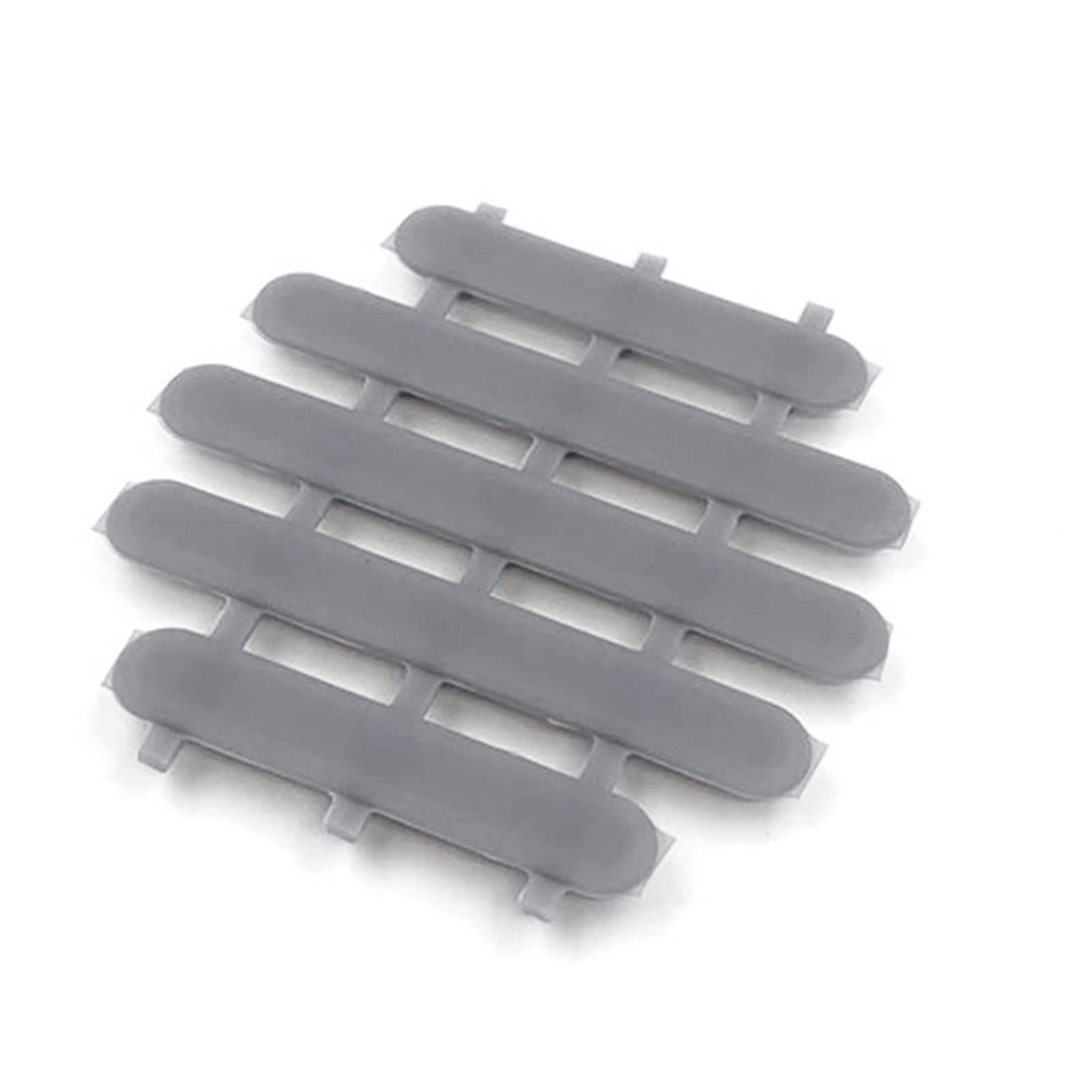 JINGYAN Tappetini per lavello Silicone Sink Mat Drain Kitchen Multifunctional Wash Basin Water Filter,Gray
