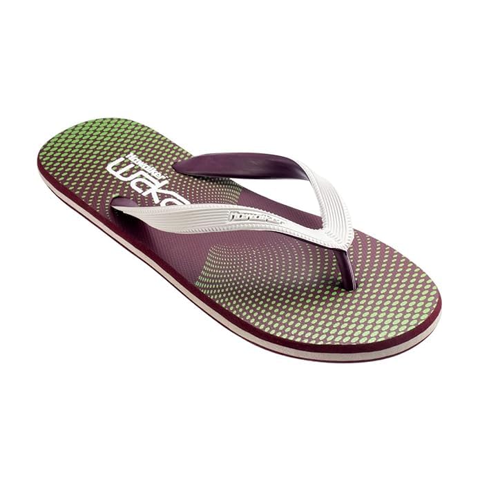 Hawalker Waka Prime Mens Flip Flops Made with 100% Natural & Durable Rubber | Comfortable Hawai Chappals with Double Colour Strap | Regular Wear Slippers (B09P8JW1V1) Amazon Price History, Amazon Price Tracker