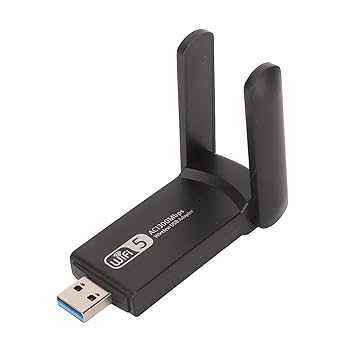 ELBME USB3.0 WiFi Adapter, 1200Mbps Long Range USB WiFi Adapter for PC Desktop Laptop, 11AC Dual Band Network Adapter for Windows Vista XP 2000 7 8 10 Linux OS