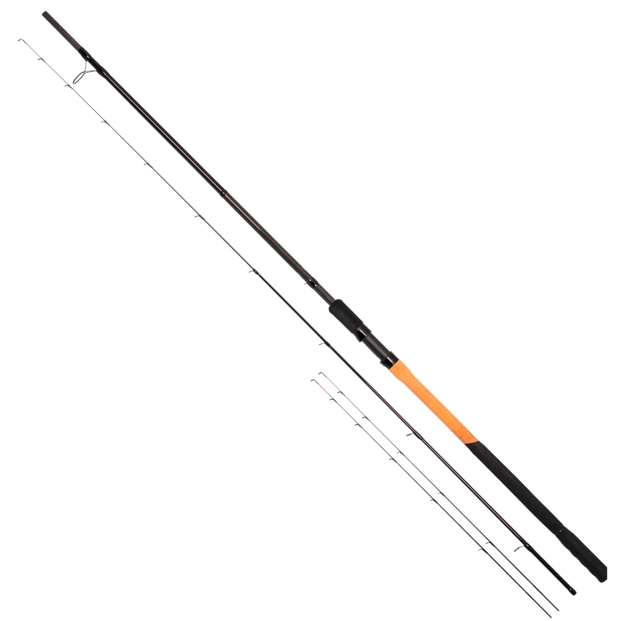 Preston Innovations Inspire Feeder | 3.2m 10ft 8" | 30g | Coarse Fishing Medium Feeder Rod | Progressive Action | Minima Guides | Flat Cork and EVA Handle Hook Keeper | 2x Quiver Tips | P0070083