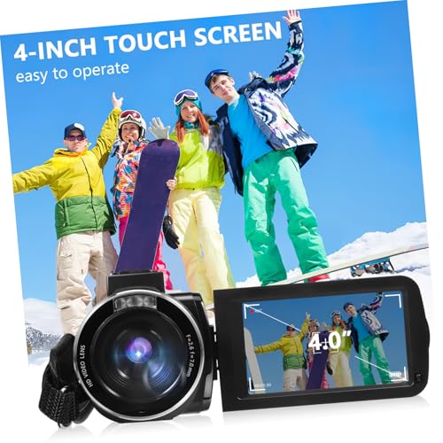 Caméra vidéo numérique pour vlogging avec écran tactile et zoom