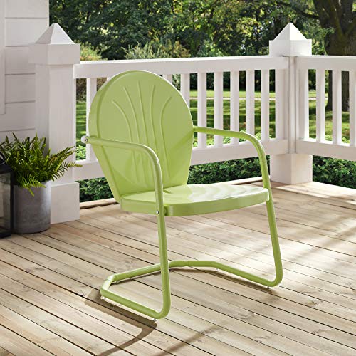 Crosley Furniture CO1001A-KL Griffith Outdoor Chair, Retro Metal Patio Chairs thumb #7