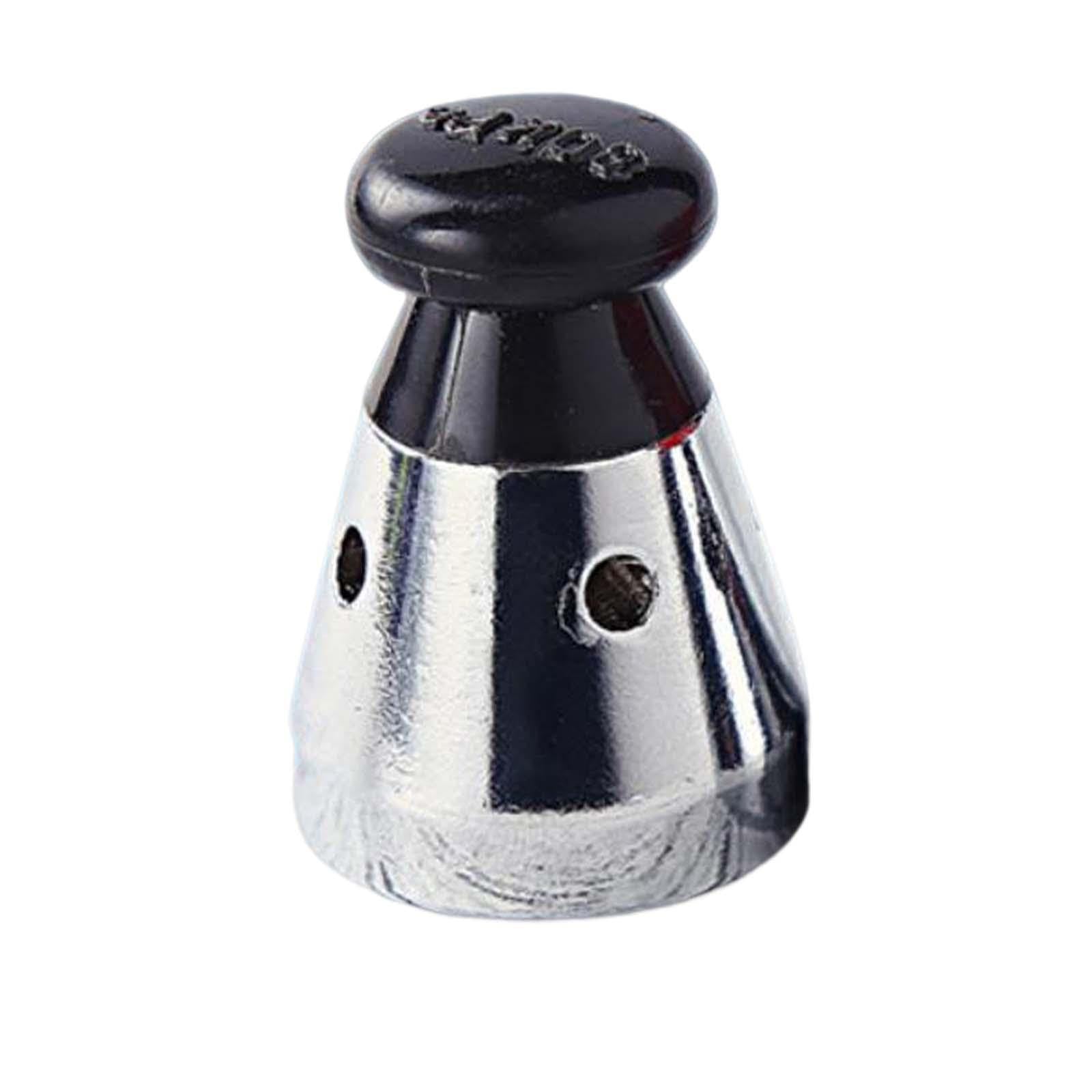 PIXZCSA Metal Cooker Relief Jigger Pressure Mixing Universal Cooker Jigger Pressure Regulation Accessories for Cookers Metal Relief Exhaust, Black, 2.7x3.5cm