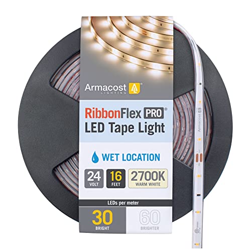 Cinta de LED Armacost Lighting RibbonFlex Pro Blanco Cálido 5m miniatura 1