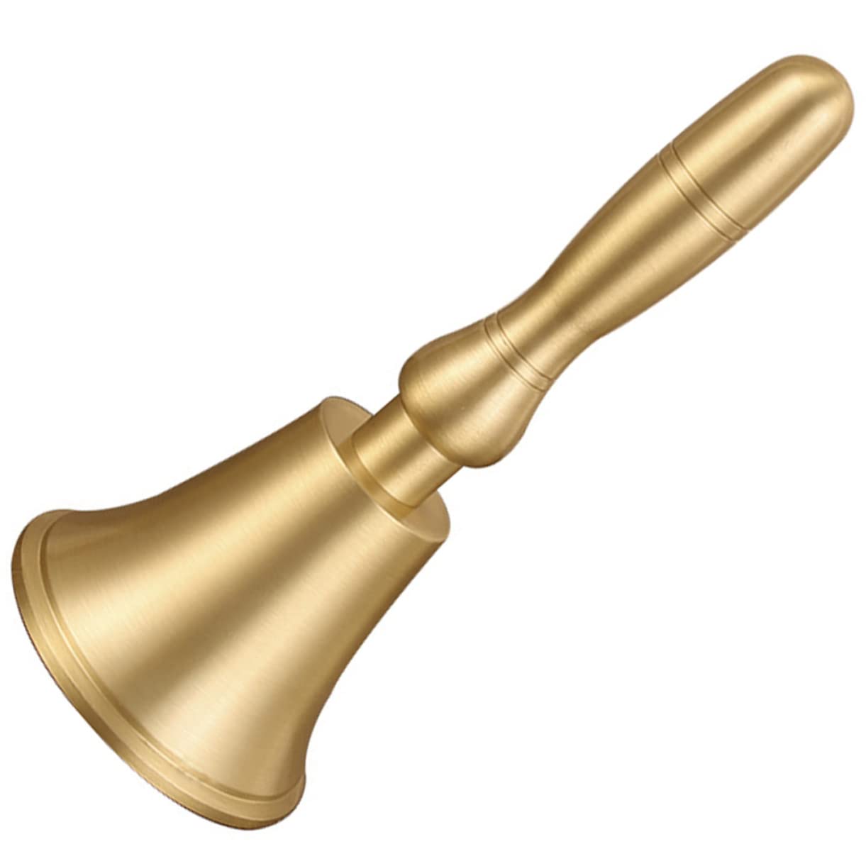 Toddmomy Hand Bell for Music Musical Instruments Hand Call Bell Reception Bell Restaurant Service Bell Restaurant Call Service Bell Metal Hand Bell Copper