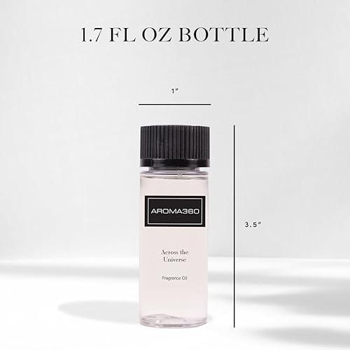 Miniatura 448 de Aroma360 Dream On - Mezcla de aceites aromáticos – 16.9 fl oz – Aceite difusor de aromaterapia perfumado con té blanco sereno, aloe vera curativo