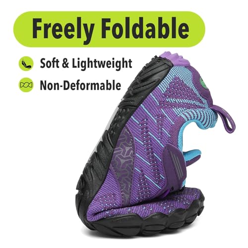 Image of SAGUARO Womens Mens Barefoot Shoes Minimalist Trail Runner Wide Toe Box Zero Drop Outdoor Cross Training Shoe