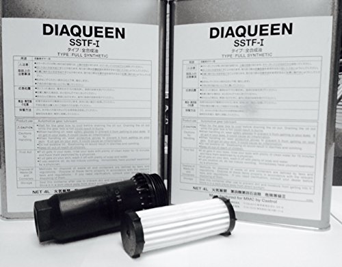 Genuine Mitsubishi OE DIAQUEEN SSTF-I Twin Clutch Sportronic Transmission Fluid AND Filter C0002610 2513A040 Evolution Ralliart with SST Transmission 2008 2009 2010 2011 2012 2013 2014 2015