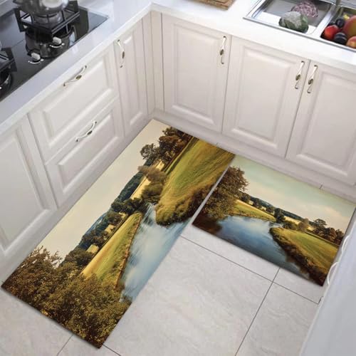 Alfombra de cocina JEDTAKCT antideslizante para evitar resbalones y proteger suelos 4