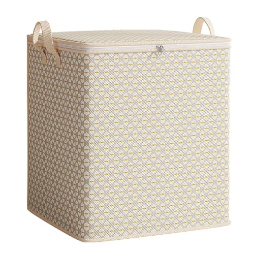 Heavy Duty Extra Large Clothes Storage Foldable Blanket Bags Closet Organizers Containers with...