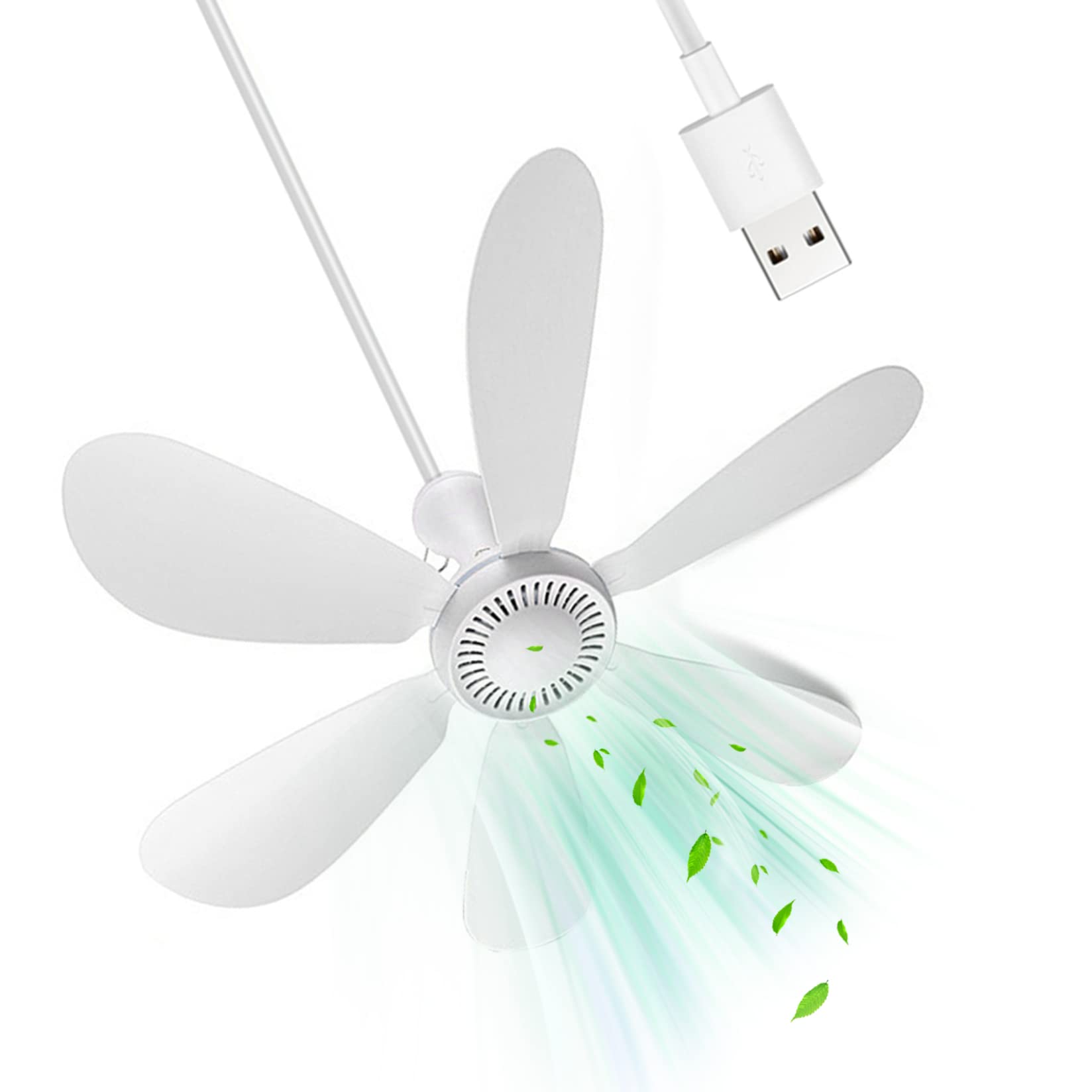 Ventilateur de plafond portable silencieux pour tente de camping