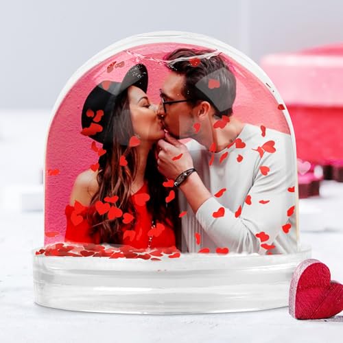 Transparent Gift Bola de Nieve Personalizada con Foto. Globo con