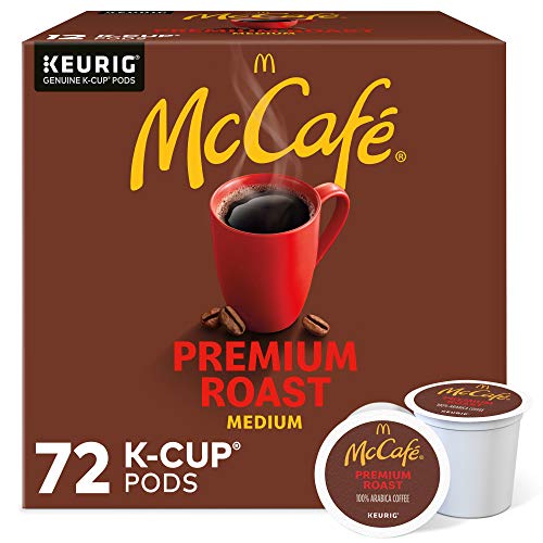 McCafe Premium Roast Coffee, Keurig Single-Serve K-Cup Pods, Medium Roast, 72 Count