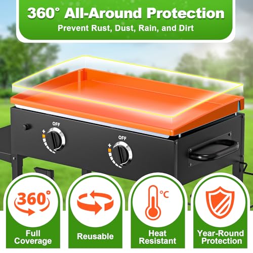 Image of LOPNUR Full Coverage Silicone Grill Cover for Blackstone Griddle, 28 Inch