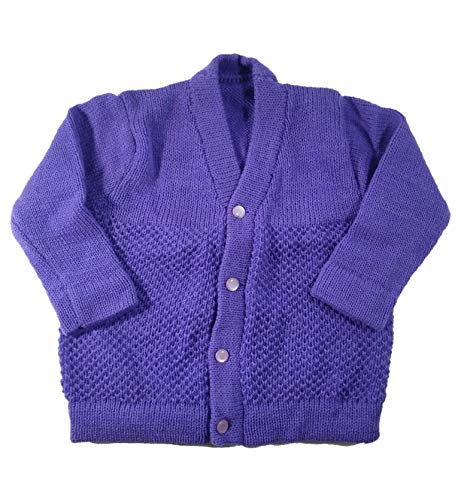 Image of Born Baby Woolen Sweater (3 Piece - 1 Sweater, 1 Cap, 1 Pair of Socks)| (Small 0-6 Months, Large 6-18 Months)