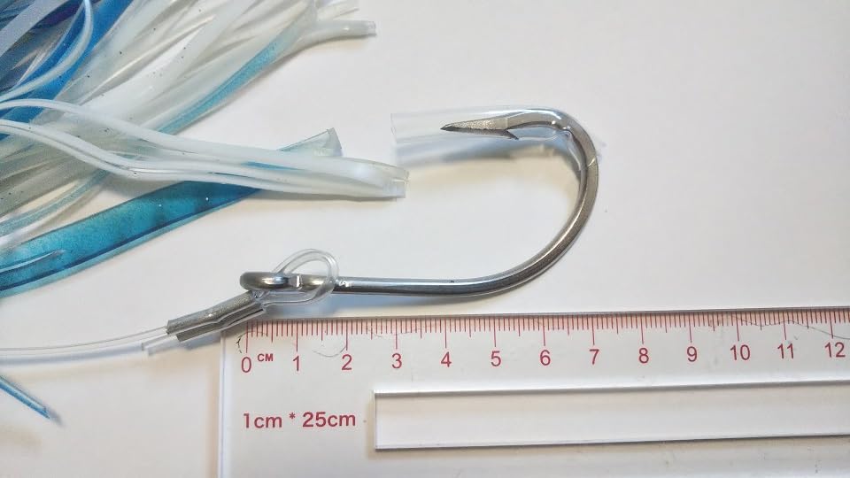 Amazon.co.jp: トローリング ルアー ブルー 100g 23cm 9インチ 疑似餌