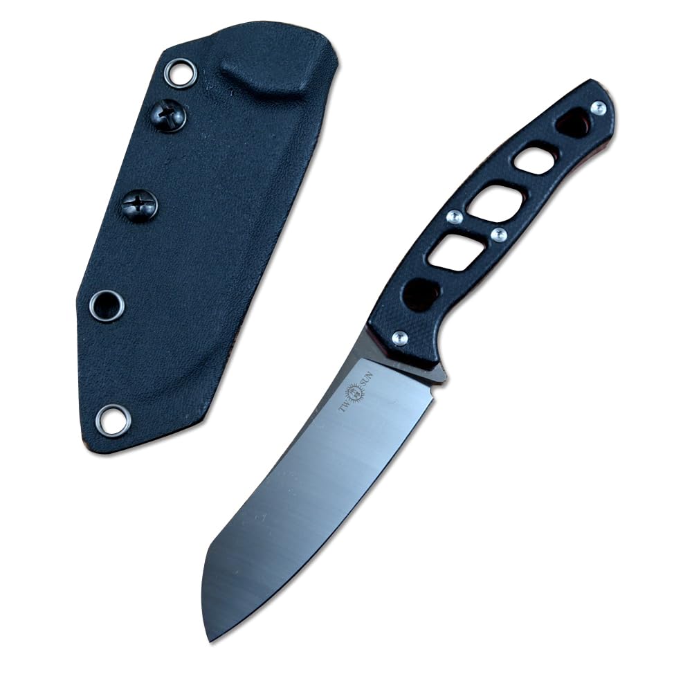 Amazon.com : TWO SUN Twosun Fixed Knives D2 Blade Black Micarta