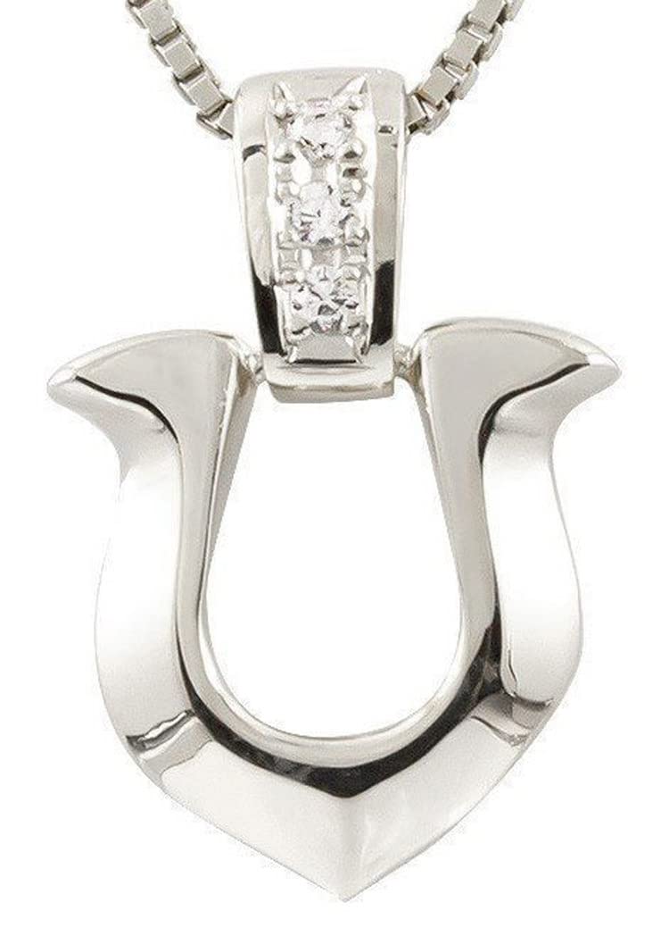 Pt900 馬蹄ペンダントトップ プラチナ900