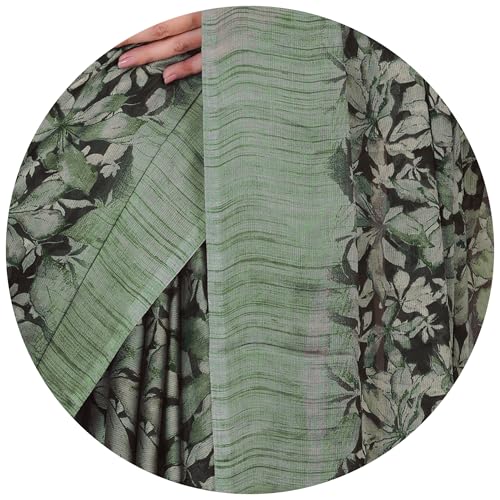 Image of MIRCHI FASHION Saree for Woman Chiffon Kalamkari Design | Professional Office Wear Lightweight Sari for All-Day Comfort with Blouse (Available in 15 Colors)