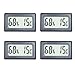 Produktbild Mini-Thermometer, Hygrometer, digital, Innentemperaturanzeige, Luftfeuchtigkeit, für Büro, Zuhause, Feuchträume, Einmachgläser, Inkubator, Gitarrentasche, Celsius