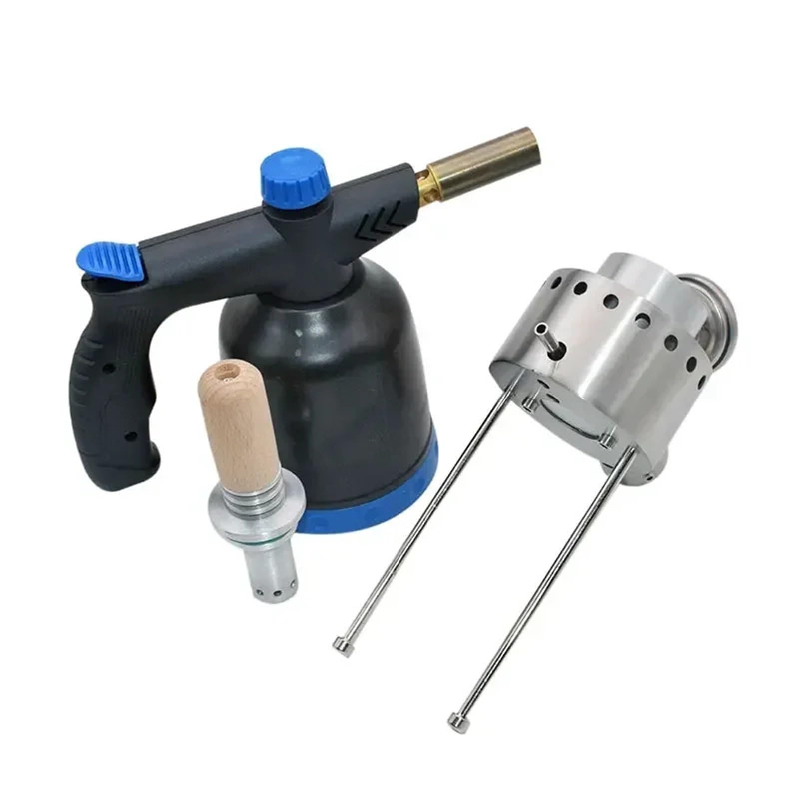 Bienenzucht Oxalsäure Sublimation Sublimator durch Gas mit Brenner Oxalsäure Verdampfer Bee Fogger Varroa Milben Behandlung