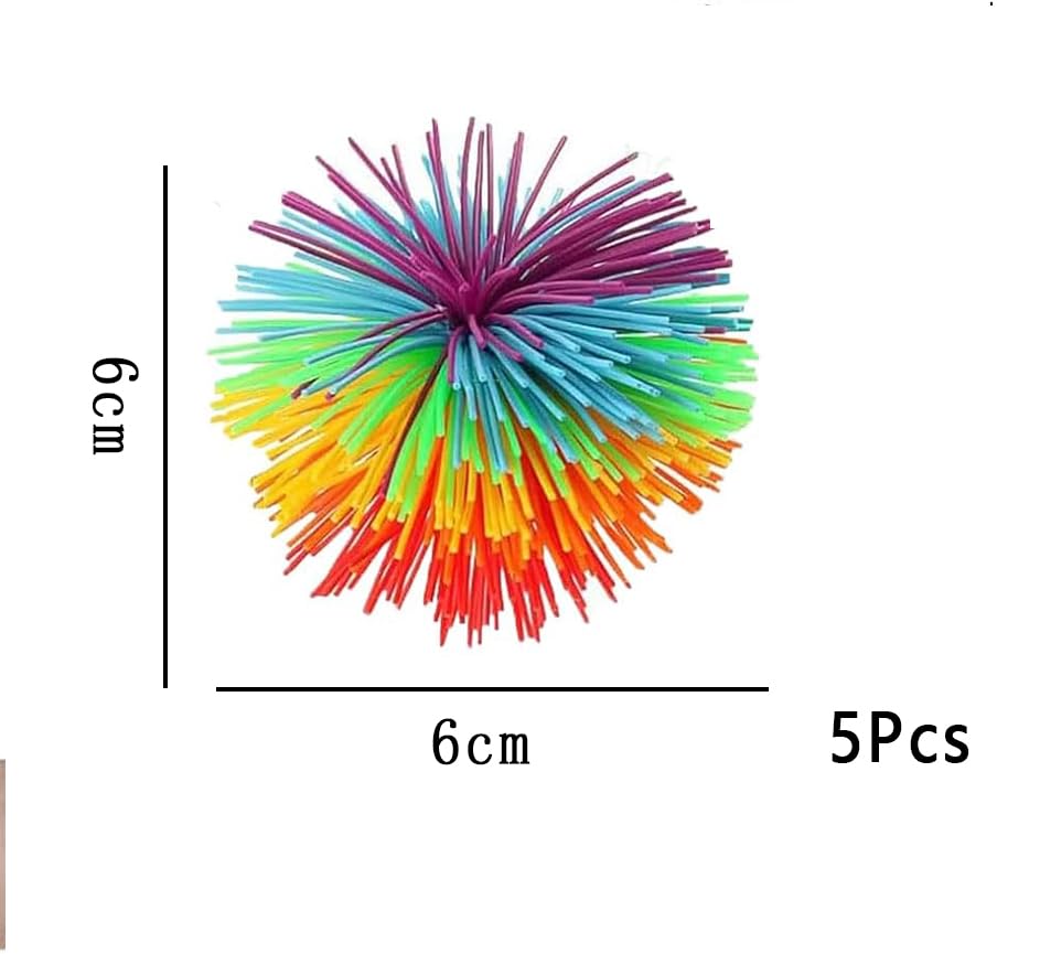 15 Pelotas Sensoriales De Silicona – Bolas Anti-estrés De Colores Arcoíris Con Bolsa De Almacenamiento, Regalos Para Niños