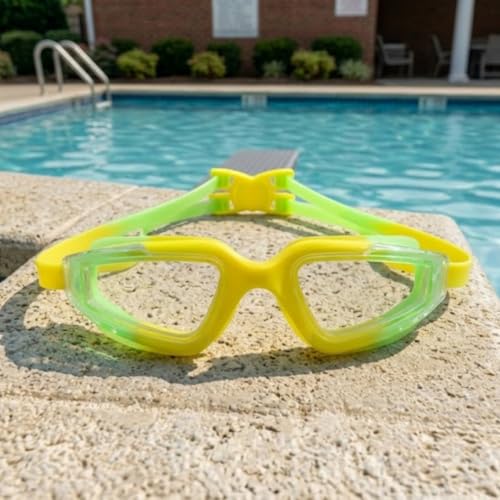 Image of BURNLAB Swimming Goggles for Kids, Clear Vision Pool Goggles for Boys & Girls, Easy Adjustable Strap