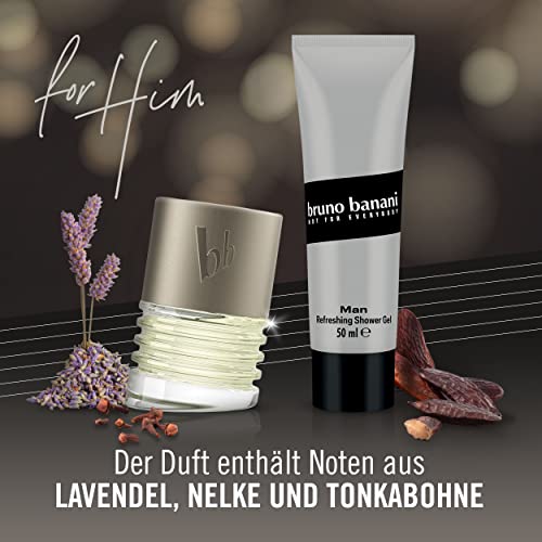 bruno banani Geschenkpackung Man Eau de Toilette 30ml + Duschgel 50ml – Ansicht 4