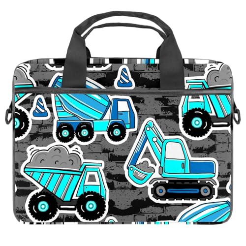 Maletín para portátil de 13 a 14.5 pulgadas en color azul multicolor y diseño compacto