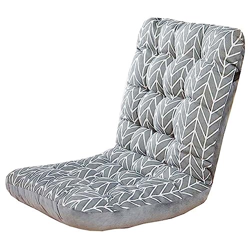 Pack 2/4/6 Cojines para Silla con Respaldo ,Cojín de Silla Oficina ,Cojines para Silla de Terraza Acolchados,para Gaming,Mecedora,Terraza,Ruedas,Exterior Jardin ( Color : T , Size : 35*45*57cm1pc )