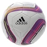 adidas Performance 2015 MLS Glider Soccer Ball, White/Flash Pink/Pink, Size 5