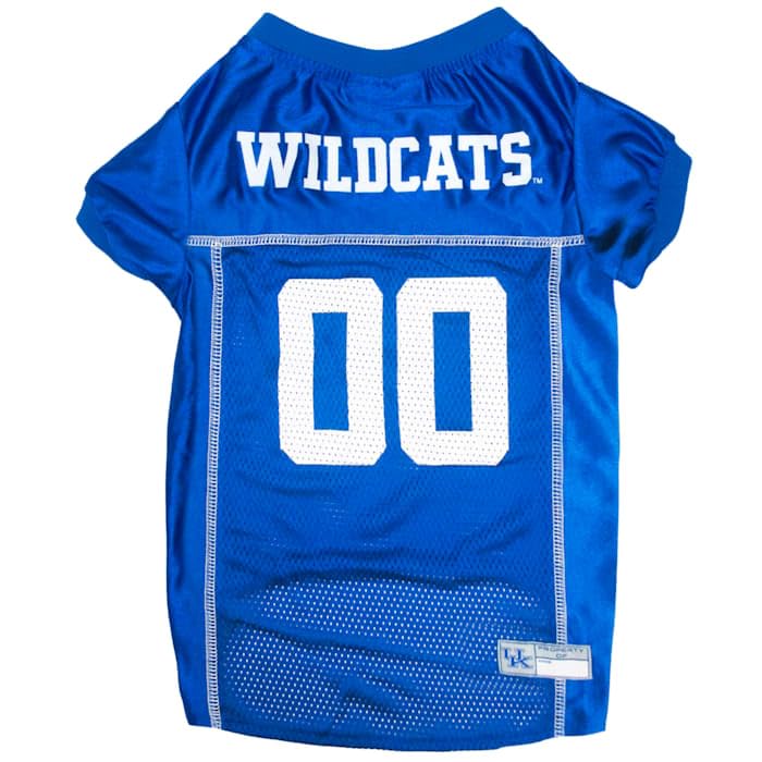 Image of Pets First NCAA College Kentucky Wildcats Mesh Jersey for Dogs & Cats, X-Large. Licensed Dog Jersey with Your Favorite Football /Basketball College Team