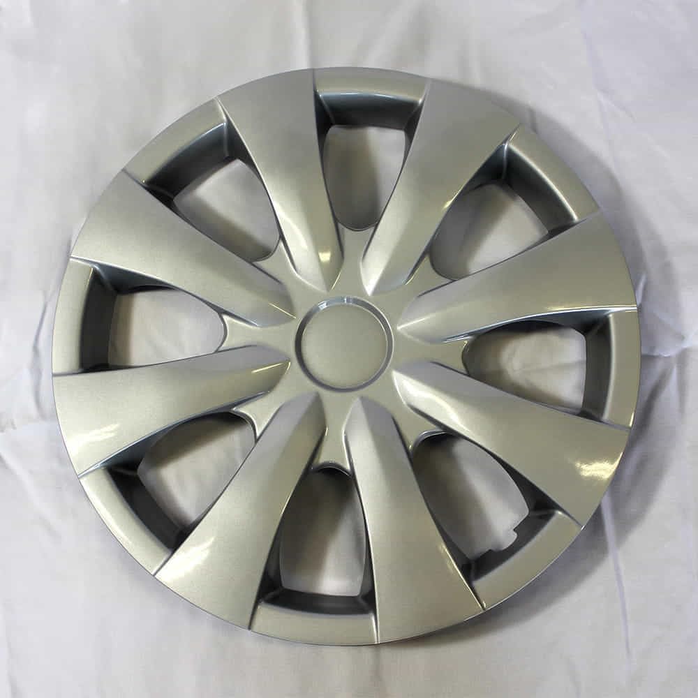 Set of 4 15" Push-on Silver Hubcaps for Toyota Corolla 2009-2013