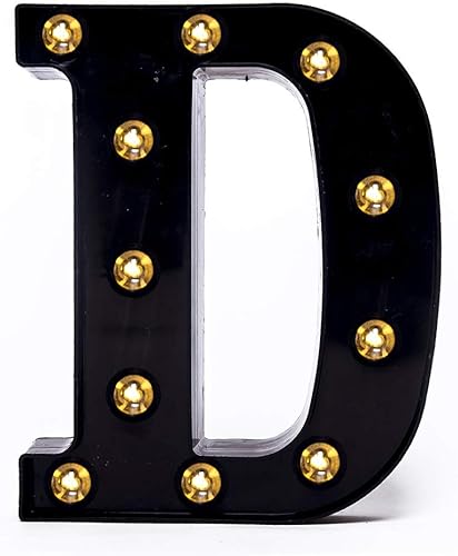 Foaky Letrero de luces LED negras con número de marquesina, luces de números de marquesina iluminadas para luz nocturna, boda, fiesta de cumpleaños,