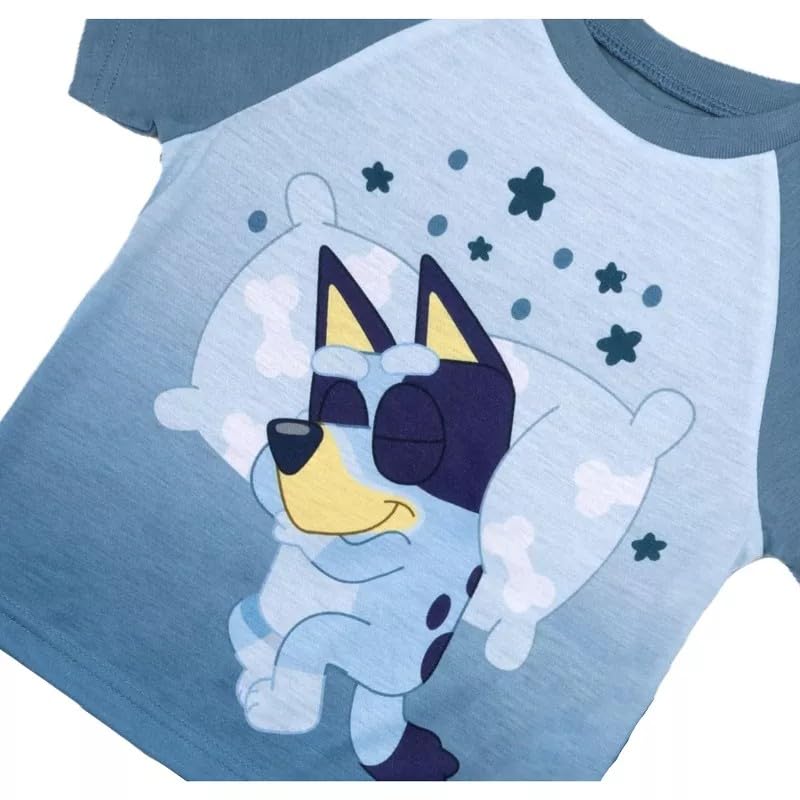 Bluey Toddler Boys' 2-Piece Pajama Set Short Sleeve Shirt and Pants Sleepwear2