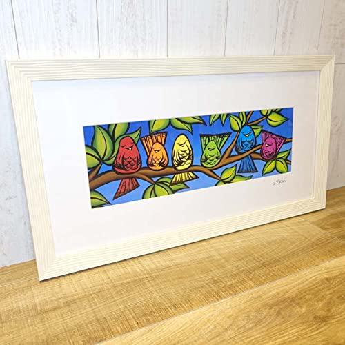 Amazon.co.jp: Heather Brown Art Japan ヘザーブラウン Rainbow Birds