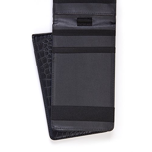 Magic Vosom Professional Golf Scorecard Holder Yardage Book Holder Black - Thumbnail 3