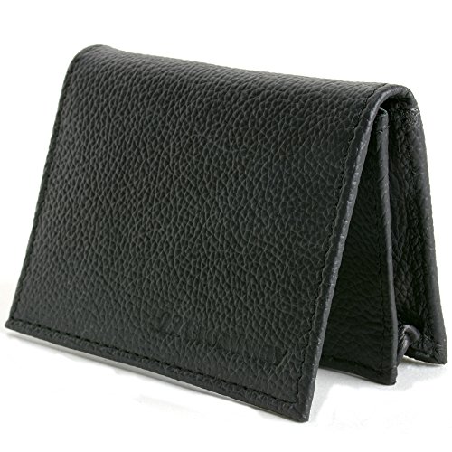 Leather Wallet Expandable Card Case Front Pocket Thin Slim ID Window Credit Card