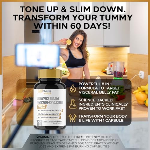 Epn Supplements Biohack Health | #1 New Weight Loss Pills For Women & Men | Appetite Suppressant, Belly Fat Burner Supplement, Metabolism Booster, Carb Blocker thumb #1