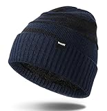 ☀ GESTREIFTE MÜTZE: Die Beanie-Mütze ist im britischen Vintage-Stil gehalten und hat ein einzigartiges Streifendesign, das Ihre Winterkleidung einzigartig macht. Die fleece mütze herren mehrere Farben zur Auswahl, es gibt immer eine, die Ihnen gefallen wird.
