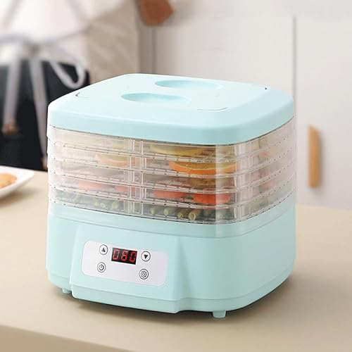360° Airflow Food Dehydrator Machine With 6 Trays, Freeze Dryer Machine For Home, Freeze Dryer With Digital Adjustable Timer & Temperature Control For Beef Fruits Meat