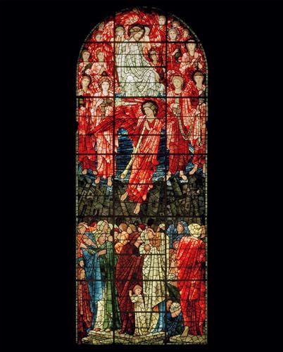 Tableau La Fenêtre du Jugement dernier de Burne Jones - Impression d'art 60x90cm